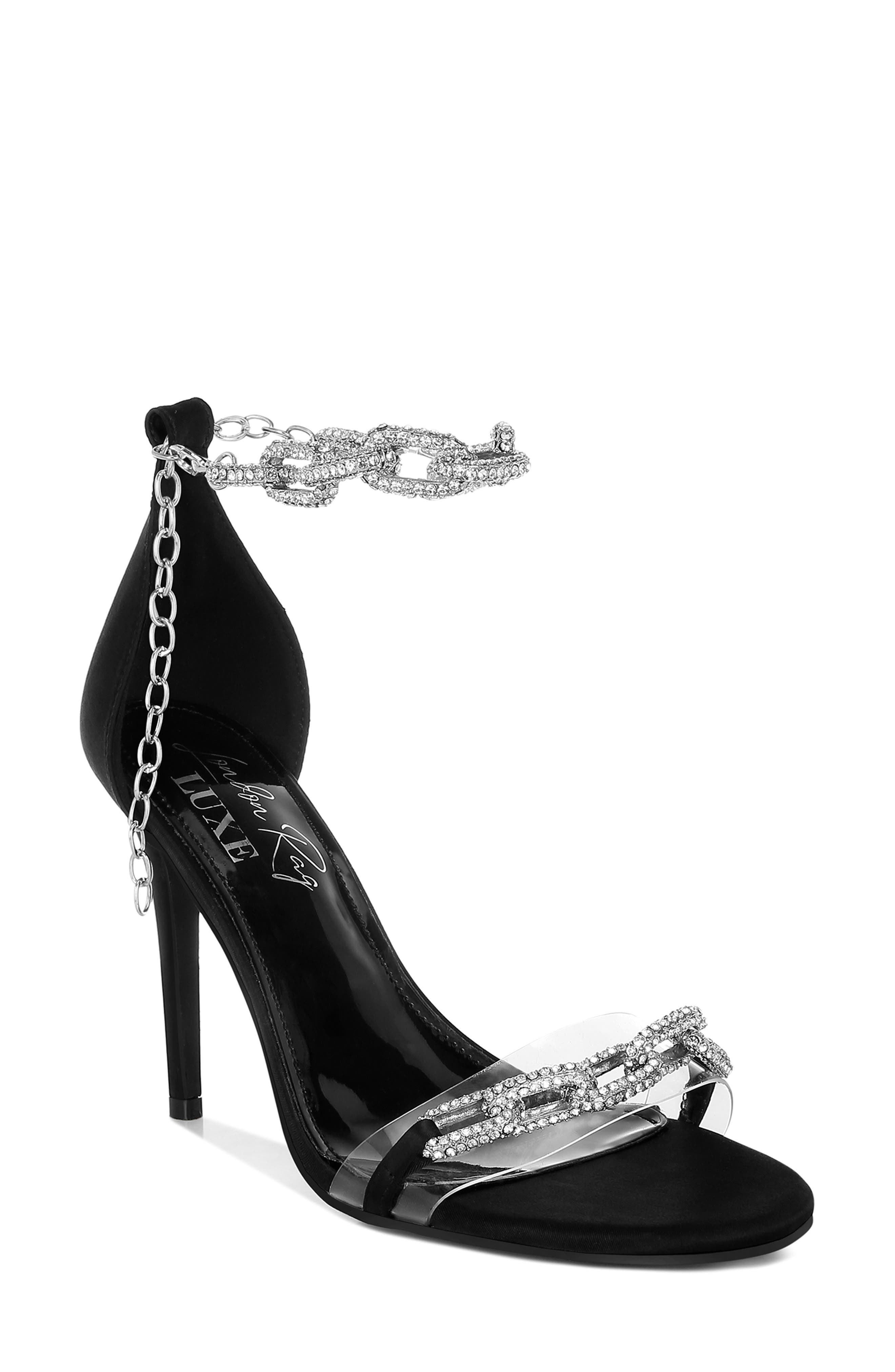 LONDON RAG Rabenda Rhinestone Stiletto Sandal