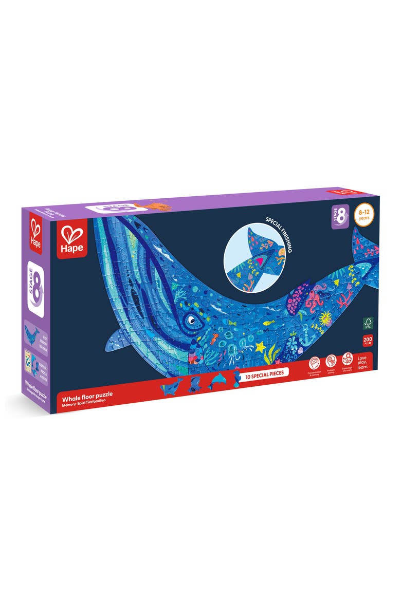 Humpback Whale Shimmer 200-Piece Floor Puzzle, Alternate, color, MULTIPLECOLOR