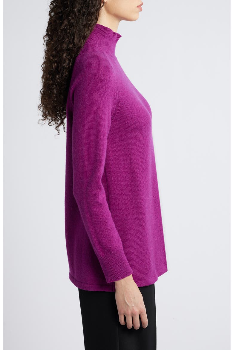 796274 Eileen Fisher Turtleneck Organic Cotton & Recycled Cashmere Tunic ...