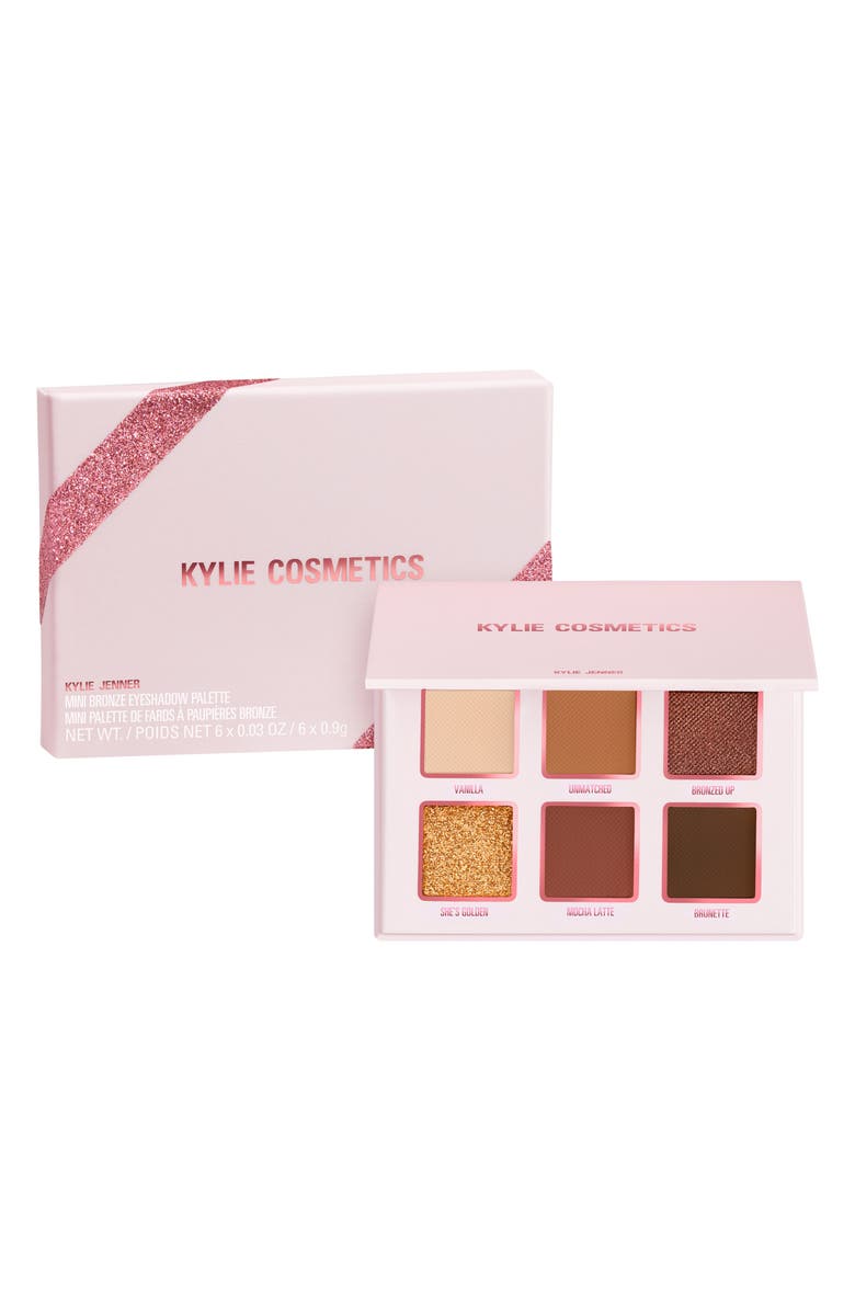 Kylie Cosmetics Mini Bronze Eyeshadow Palette, Main, color, 