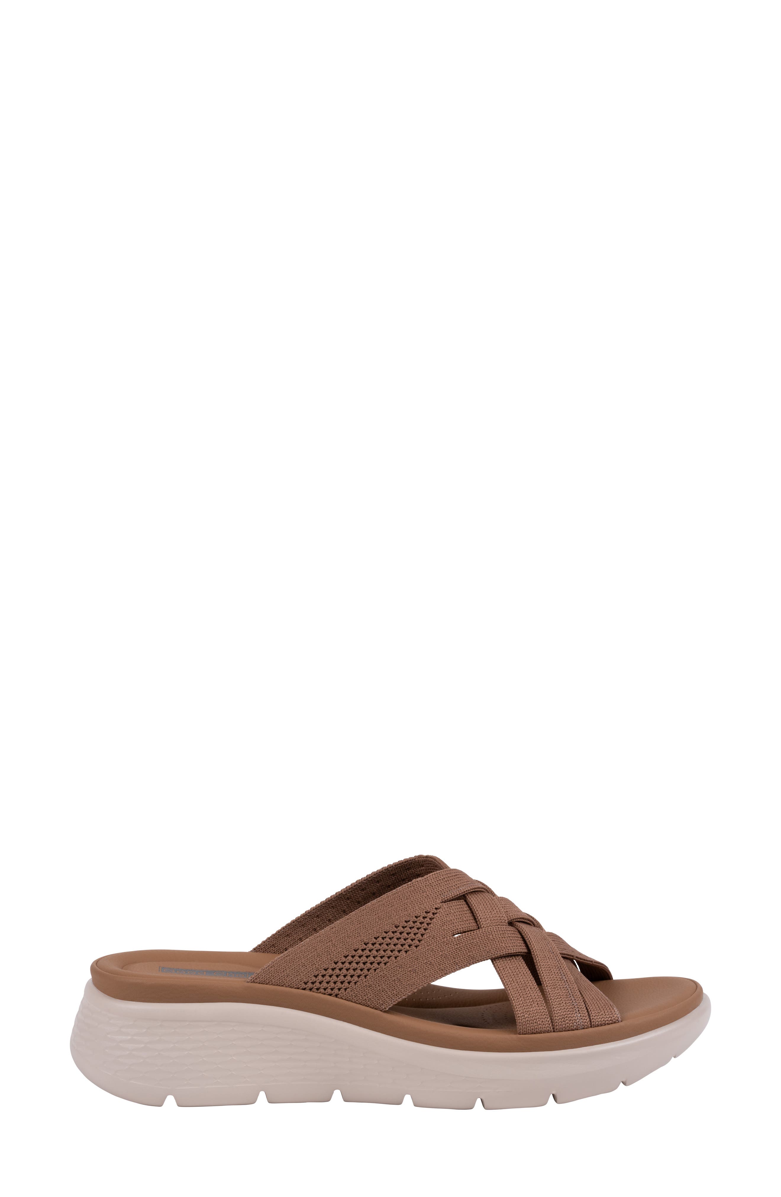 Sellena Slide Sandal, Alternate, color, BROWN