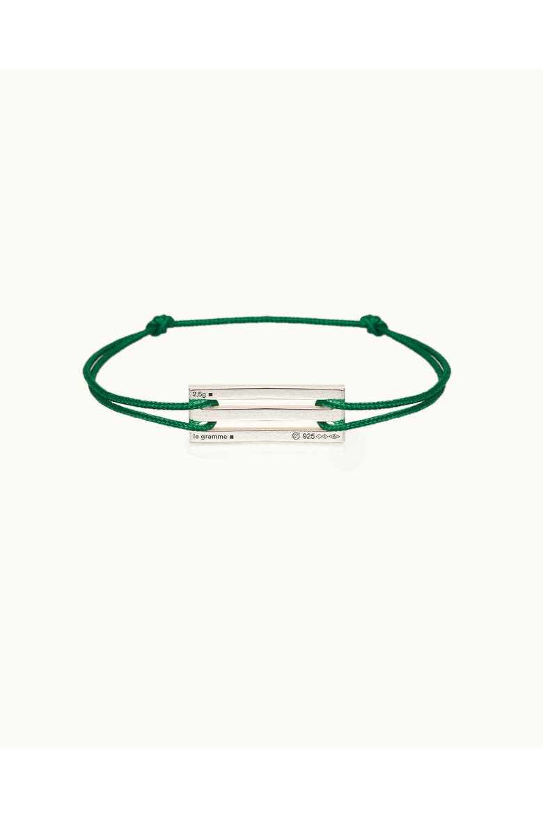 Nato Sterling-Silver Bracelet, Alternate, color, Green