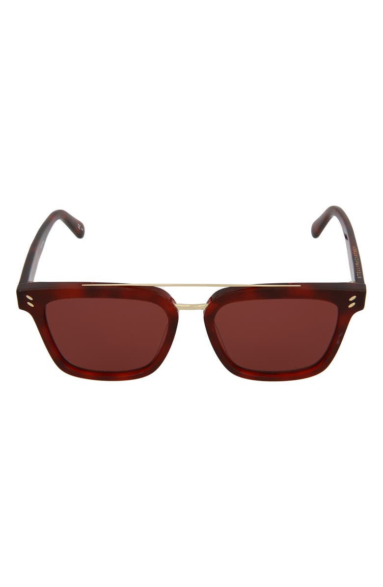 Stella McCartney 55mm Square Sunglasses, Main, color,