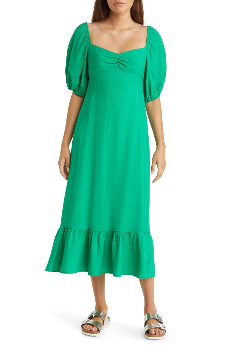 Nobody's Child Darcie Puff Sleeve Dress, Main, color,