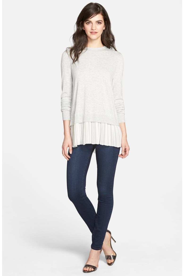 Denim 'Hoxton' High Rise Ultra Skinny Jeans (Nordstrom Exclusive), Alternate, color, TAKARA