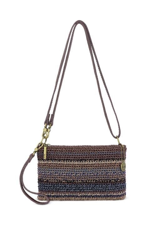 Vita Hand Crochet Crossbody Wristlet