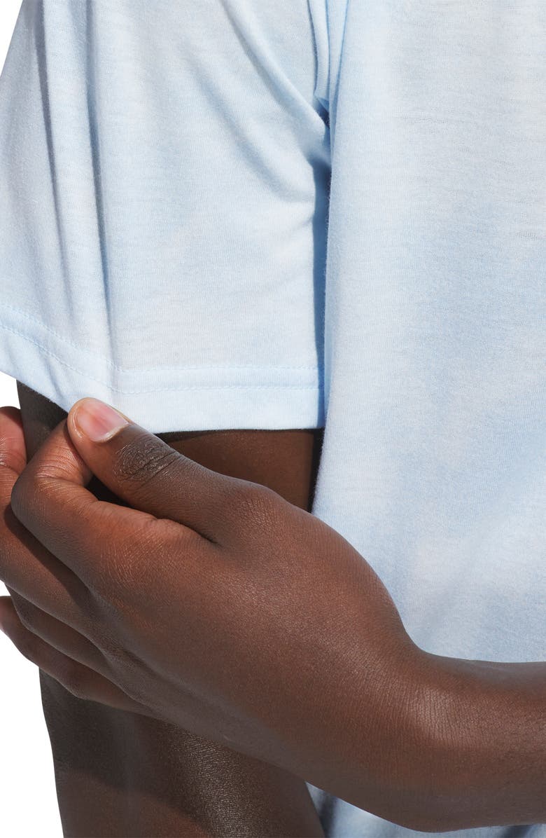 adidas Training Essentials Feel Ready T-Shirt, Alternate, color, Blue/ Sky Tint