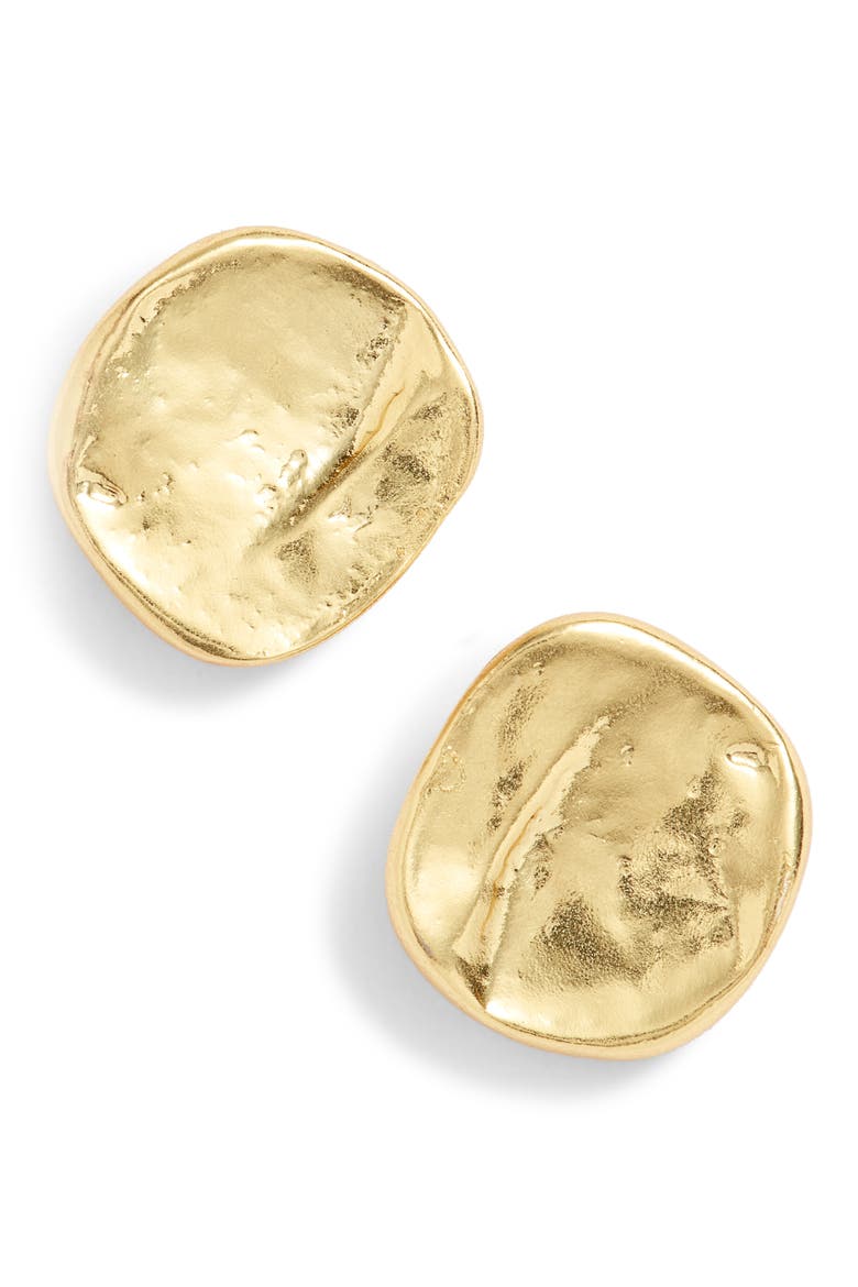 Stud Earrings, Main, color, GOLD