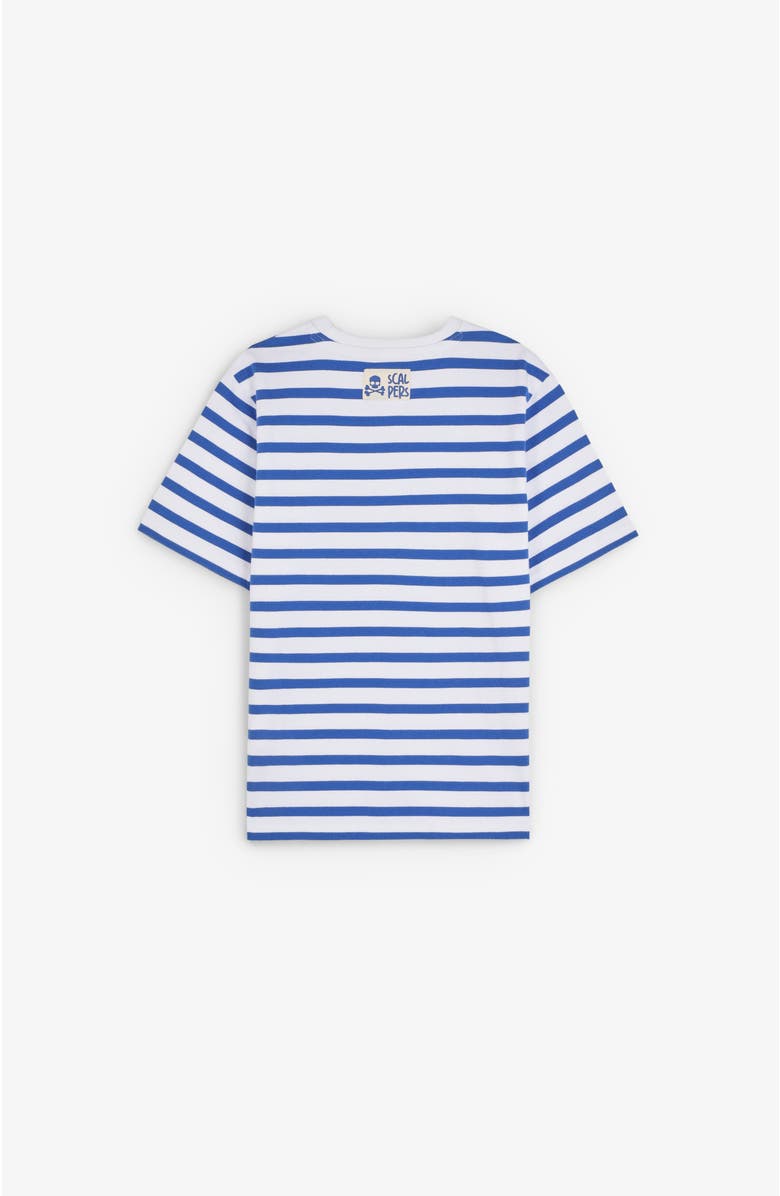 Scalpers Stripestee Kids, Alternate, color, Bluestripes