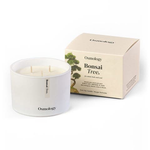 Bonsai Tree Scented Triple Wick Candle