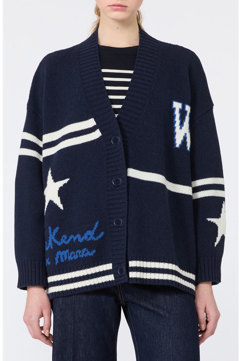 Belgio Wool Cardigan, Main, color, ULTRAMARINE