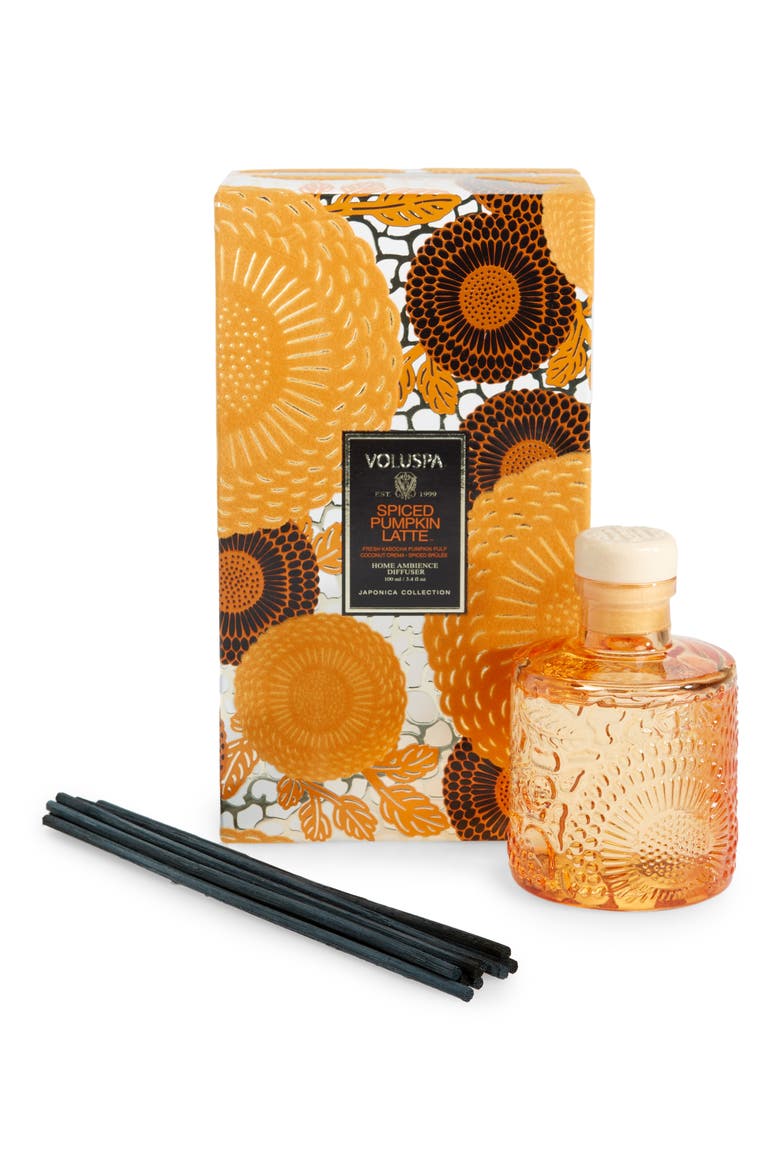 Spiced Pumpkin Latte Reed Diffuser, Alternate, color, SPICED PUMPKIN LATTE