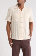 Civil Society Relaxed Fit Open Stitch Camp Shirt