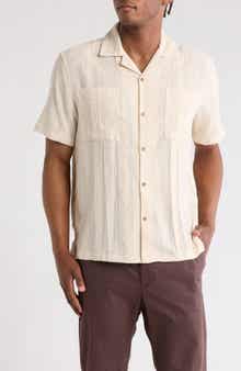 Civil Society Relaxed Fit Open Stitch Camp Shirt