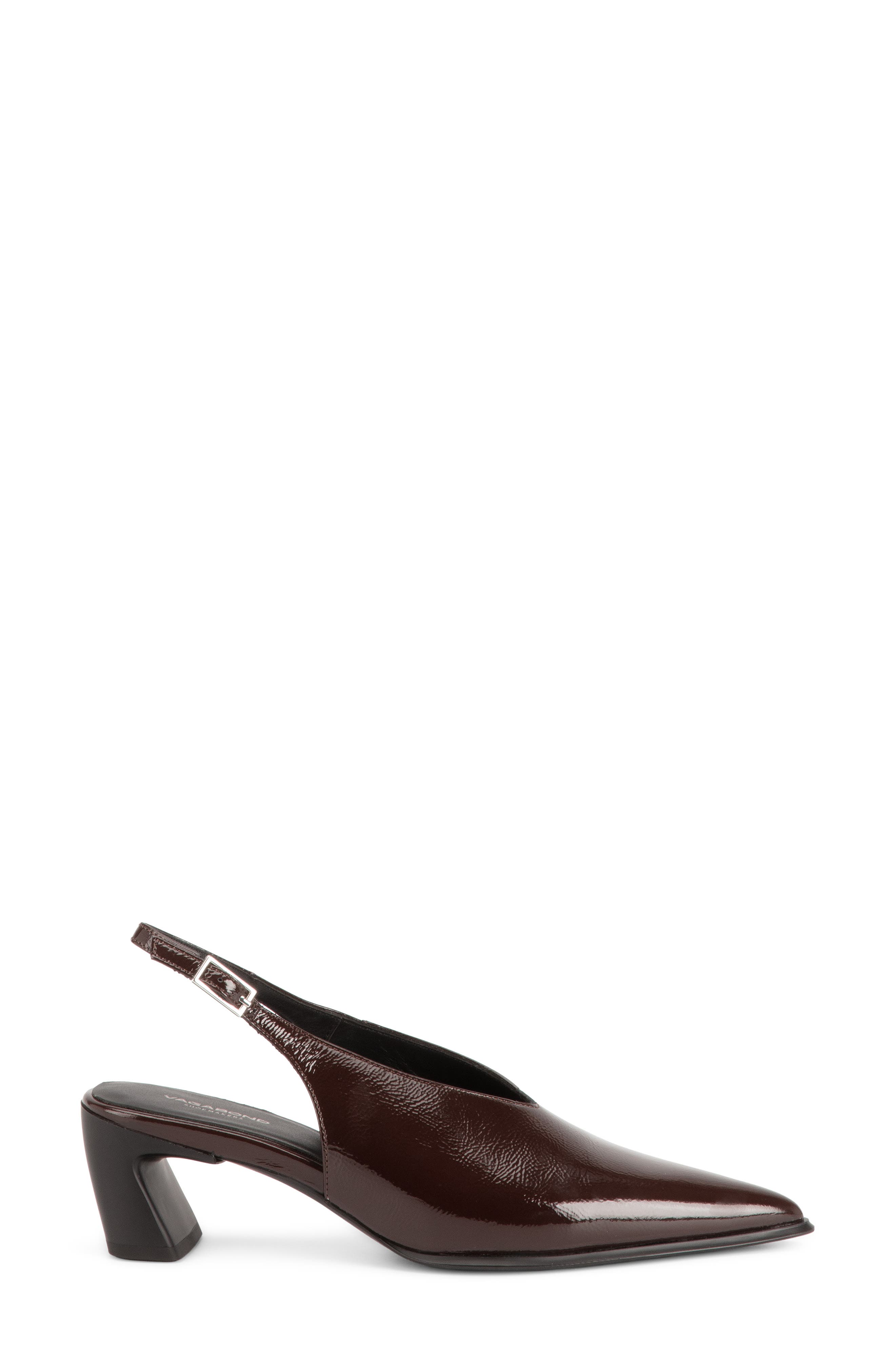 Ilona Pointed Toe Slingback Pump, Alternate, color, CHOCOLATE