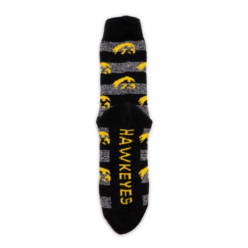Muk Luks Gameday Terry Loop Socks In Black