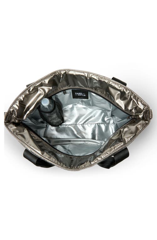 Think Royln Jetset Wingman Tote In Metallic
