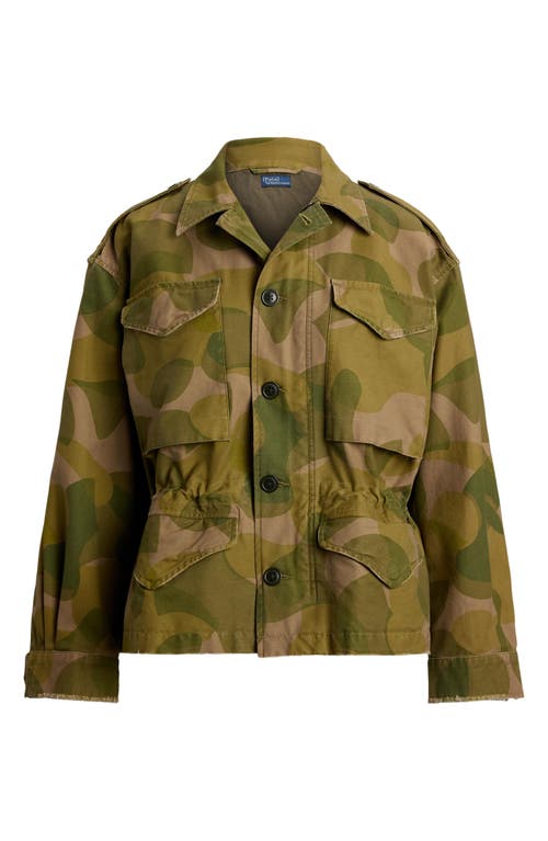 Polo Ralph Lauren Geo Print Cotton Twill Field Jacket