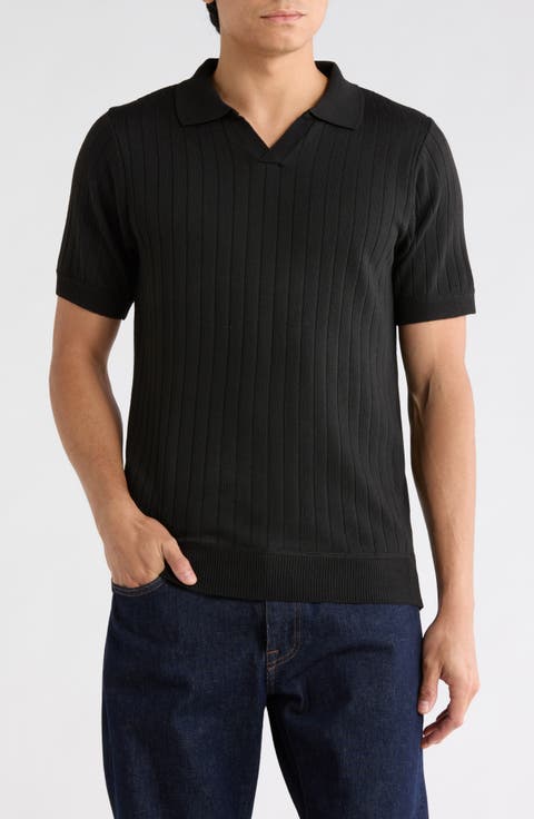 Rib Polo Sweater