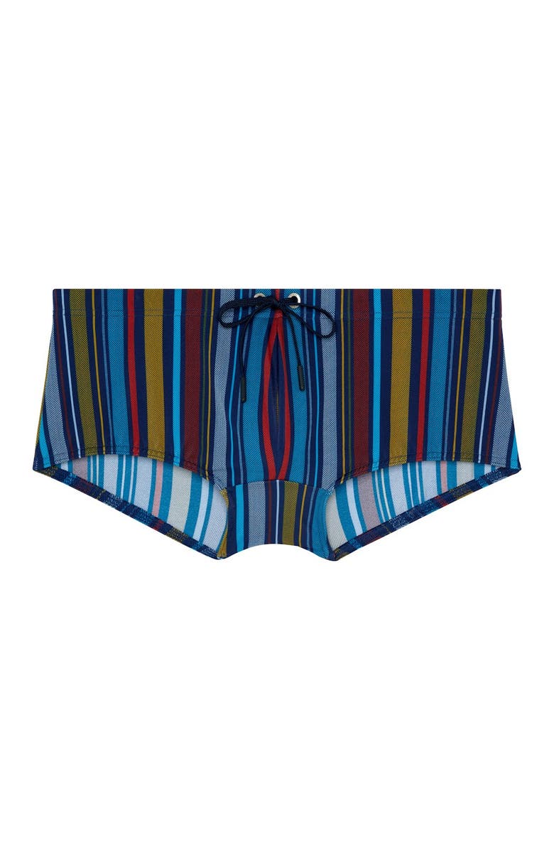 HOM Marni Swim Trunk, Main, color, Multicolor Stripes