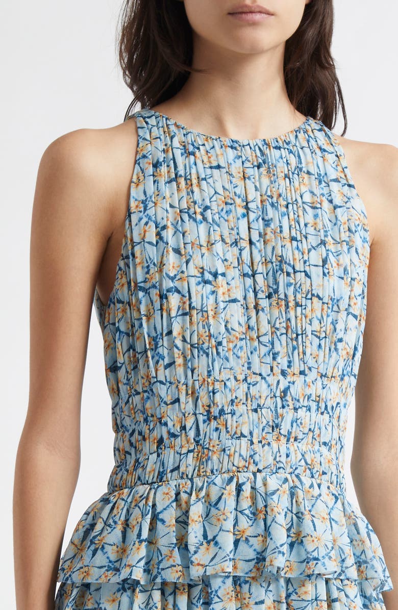 Ulla Johnson Adeline Floral Silk Maxi Dress, Alternate, color, Idalia