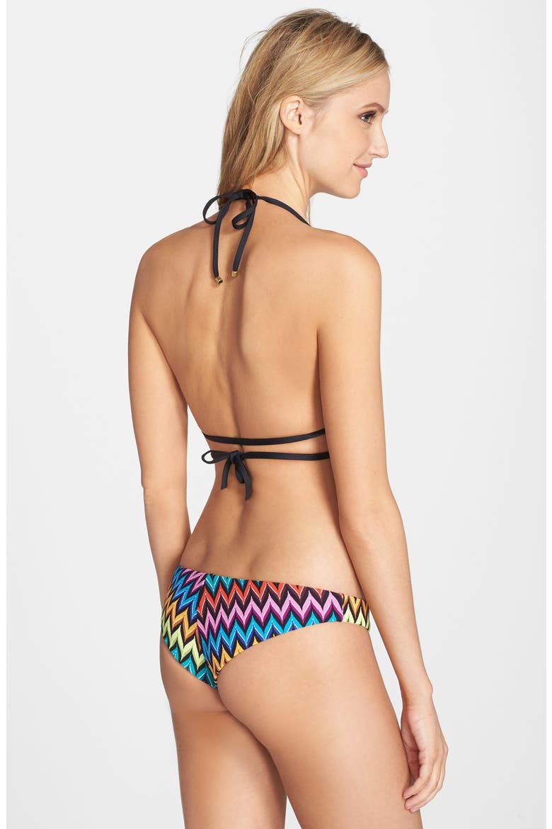'Serra' Wrap Bikini Top, Alternate, color, GYPSET