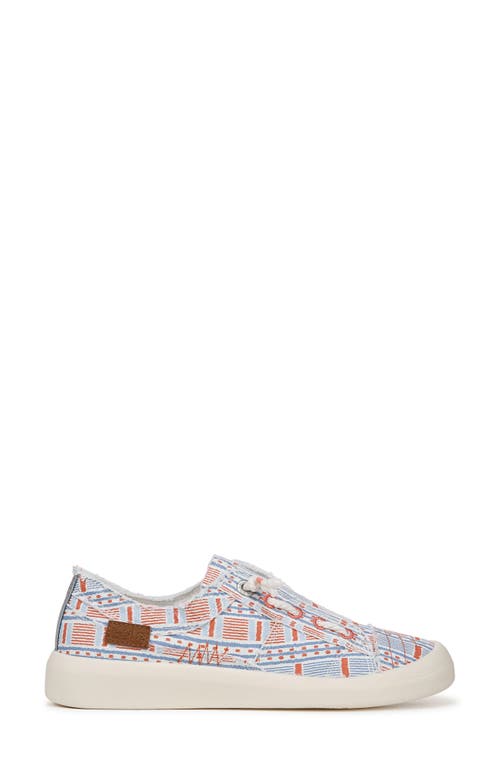 Blowfish Malibu Women's Beachside Round Toe Slip On Sneakers In Americana Stripe Canvas