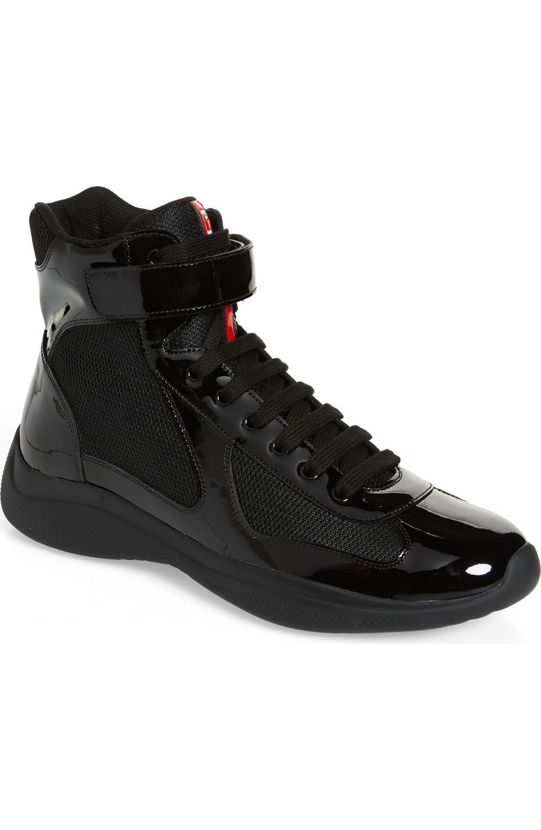 Prada America's Cup Bike High Top Sneaker, Main, color,