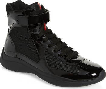 Prada high top selling fashion sneakers for men