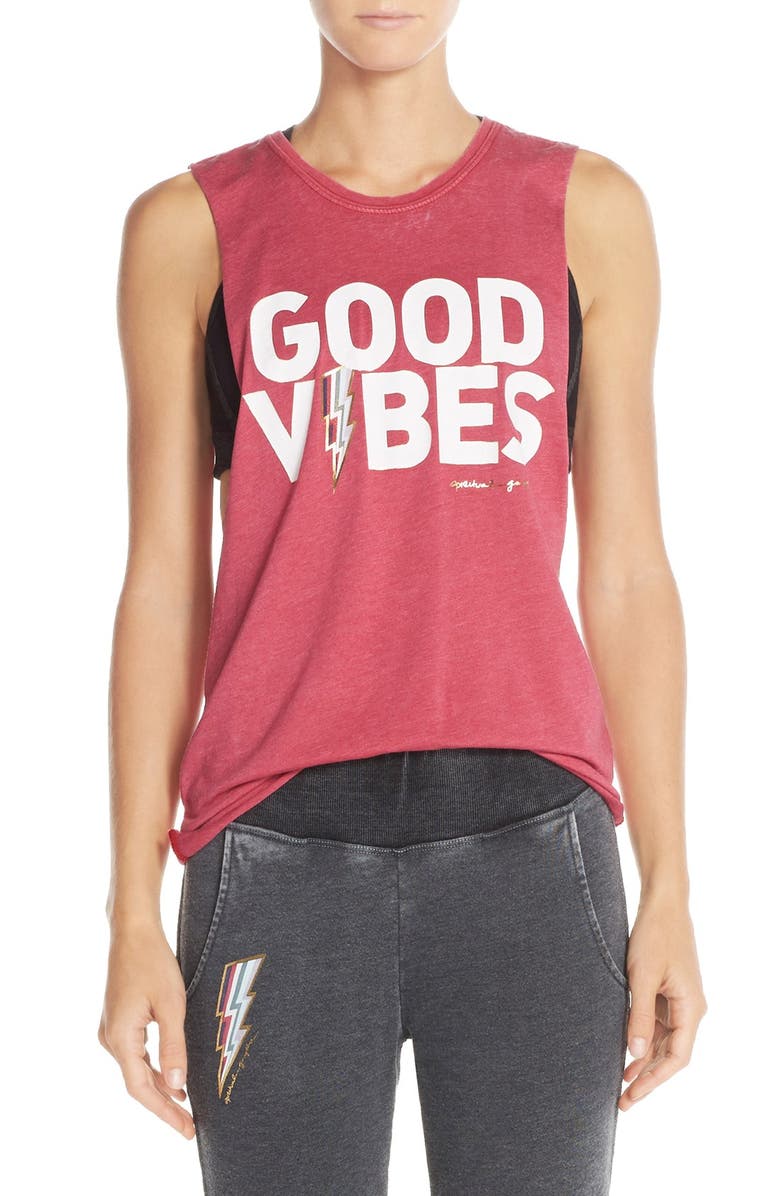 Spiritual Gangster 'Good Vibes' Muscle Tank, Main, color, 