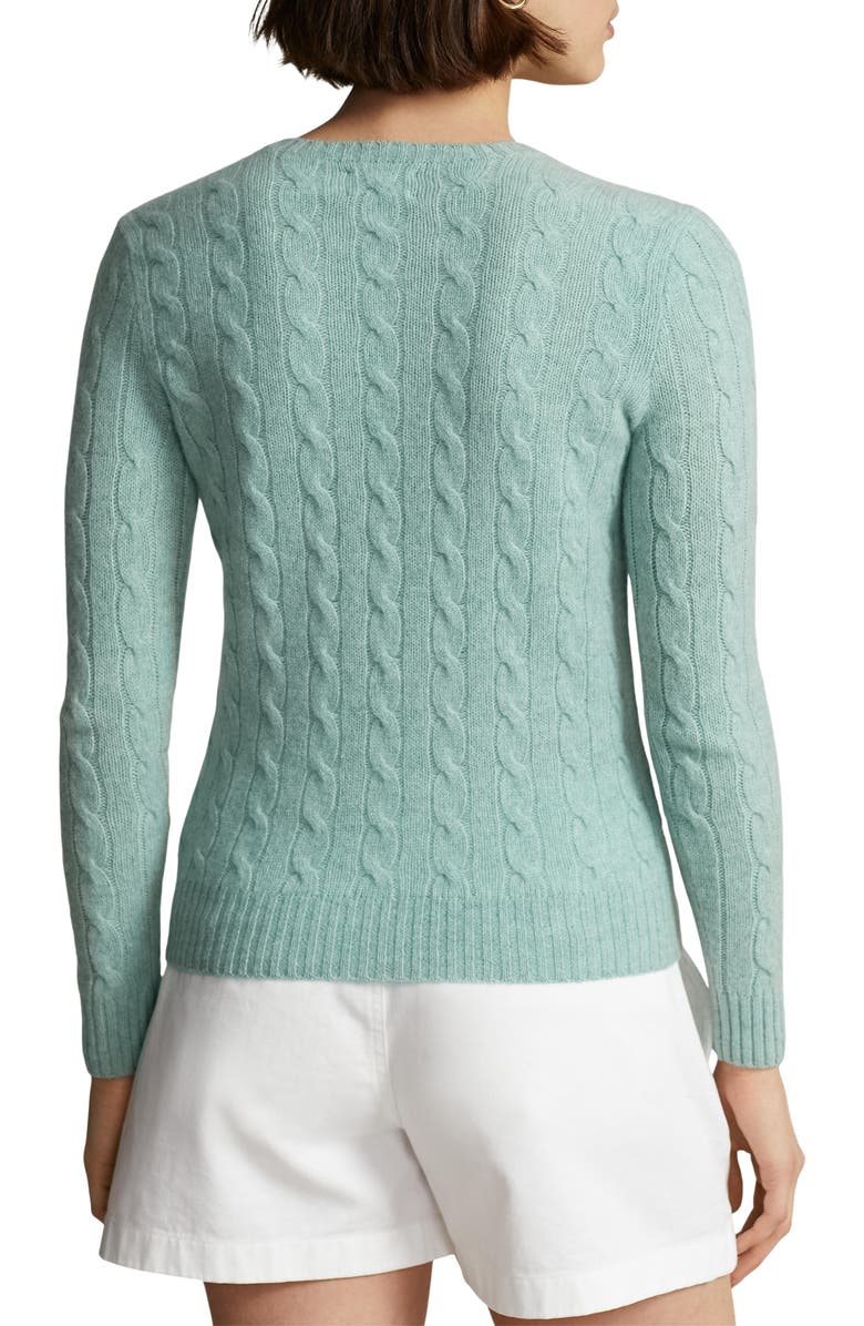 Polo Ralph Lauren Julianna Wool & Cashmere Cable Knit Sweater, Alternate, color,