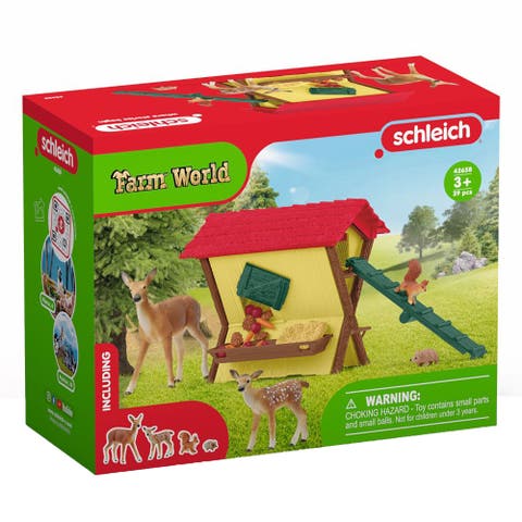 Farm World Feeding The Forest Animals, Figurine Playset, Kids