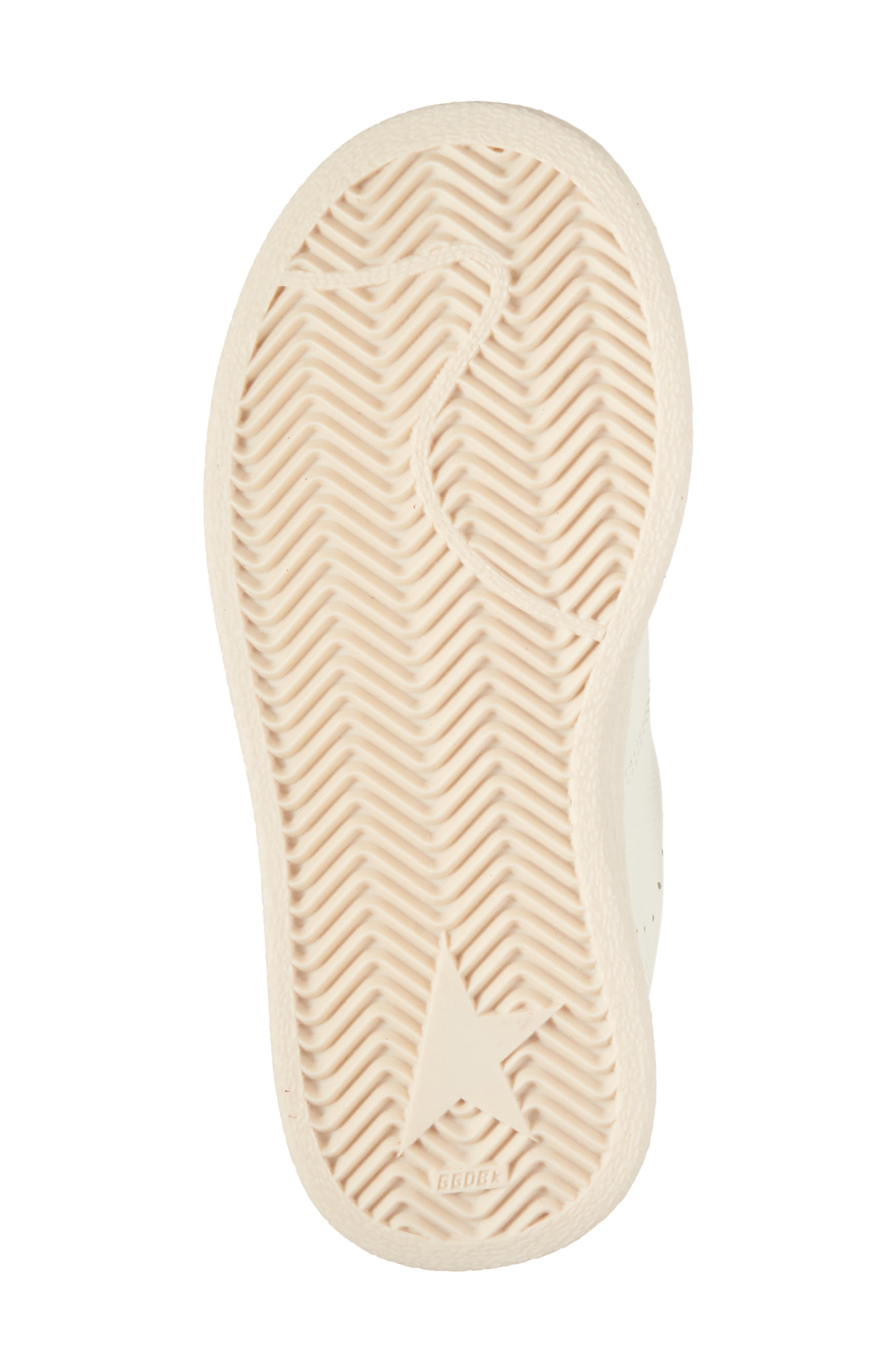 Golden Goose Kids' Ball Star Sneaker, Alternate, color, Dirty White/ White/ Red