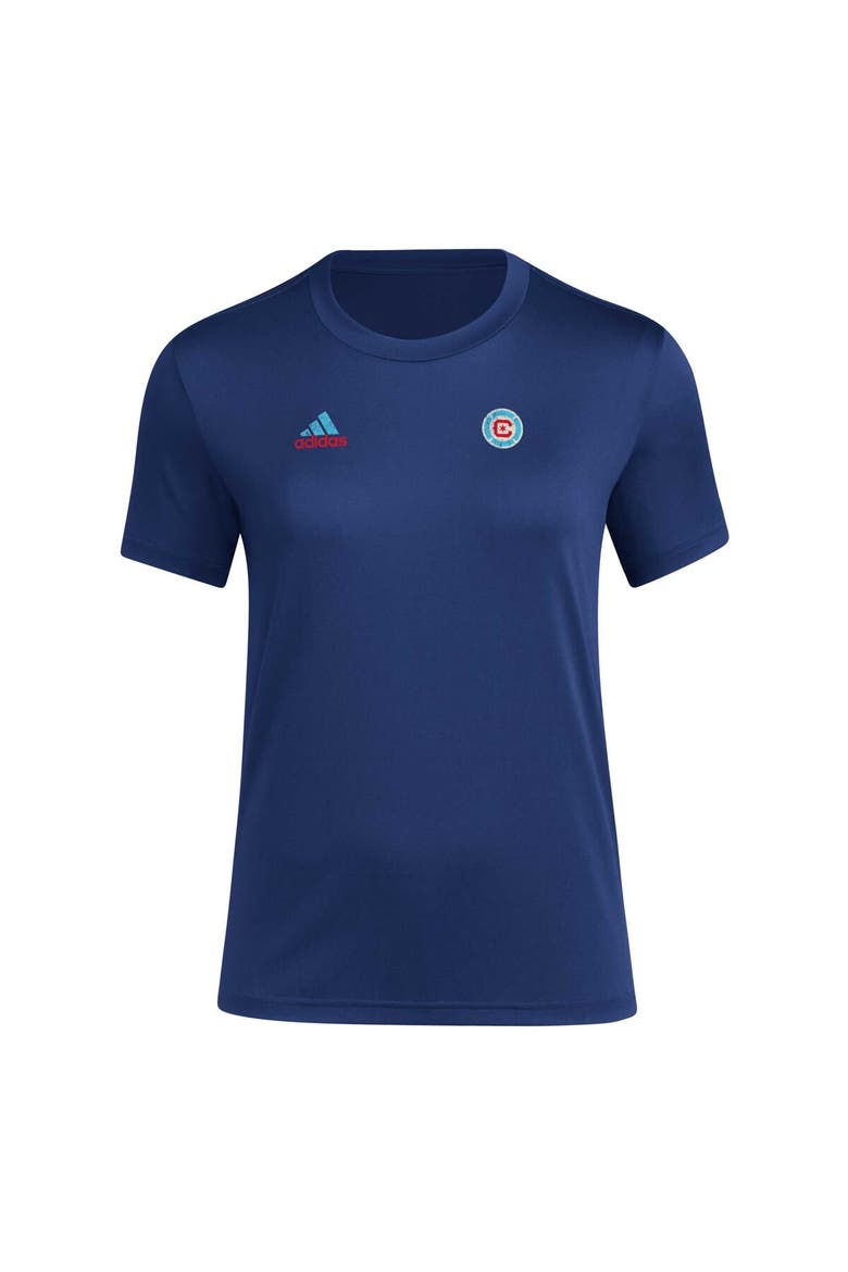 Women's adidas Navy Chicago Fire Local Stoic AEROREADY T-Shirt, Alternate, color, Navy