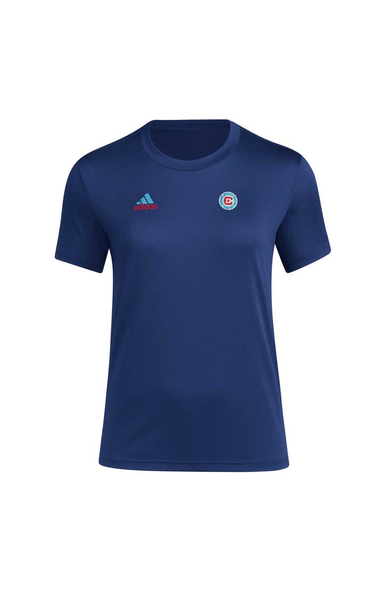adidas Women's adidas Navy Chicago Fire Local Stoic AEROREADY T-Shirt, Alternate, color,