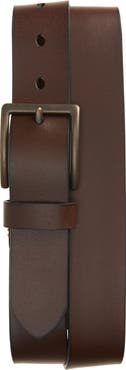 Johnston & Murphy Rivet Leather Belt