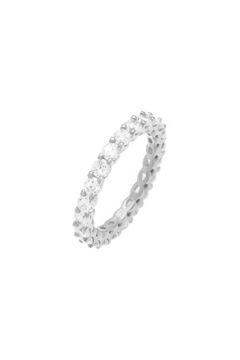 CZ Eternity Band, Main, color, Silver