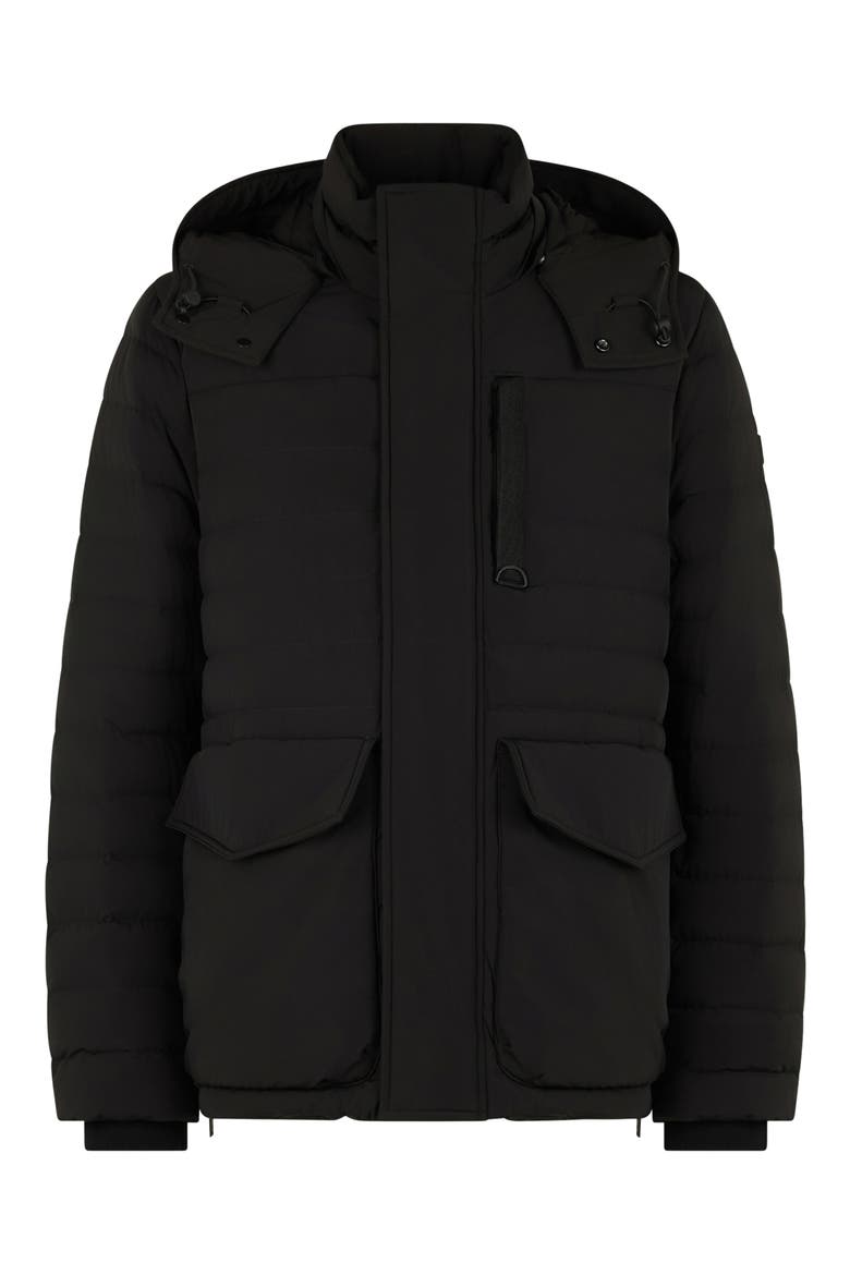 Greystone Down Jacket, Alternate, color, BLACK