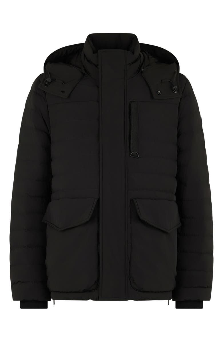 Moose Knuckles Greystone Down Jacket, Alternate, color, Black