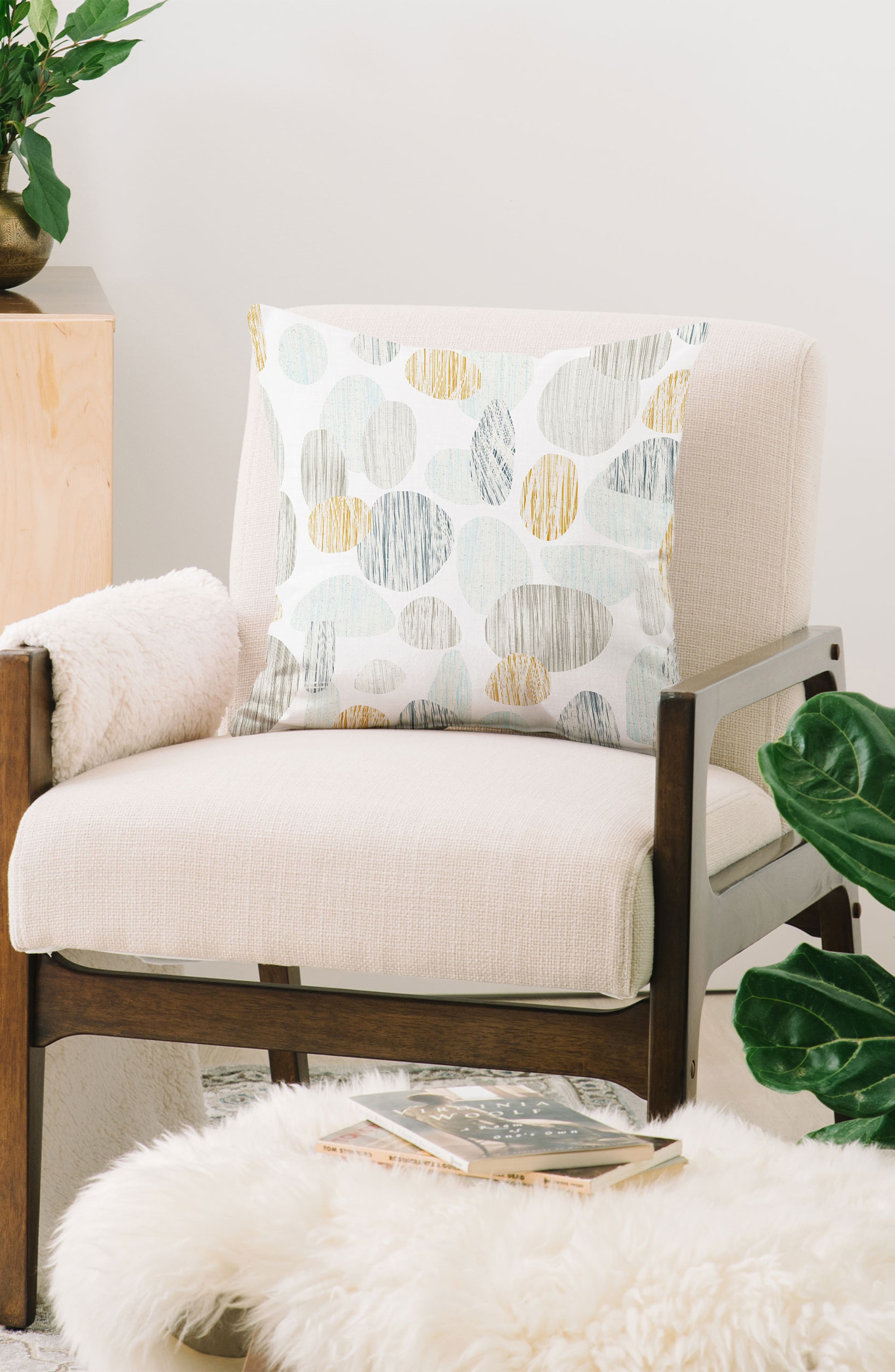 Deny Designs Sharon Turner Pebbles Copper Throw Pillow | Nordstromrack