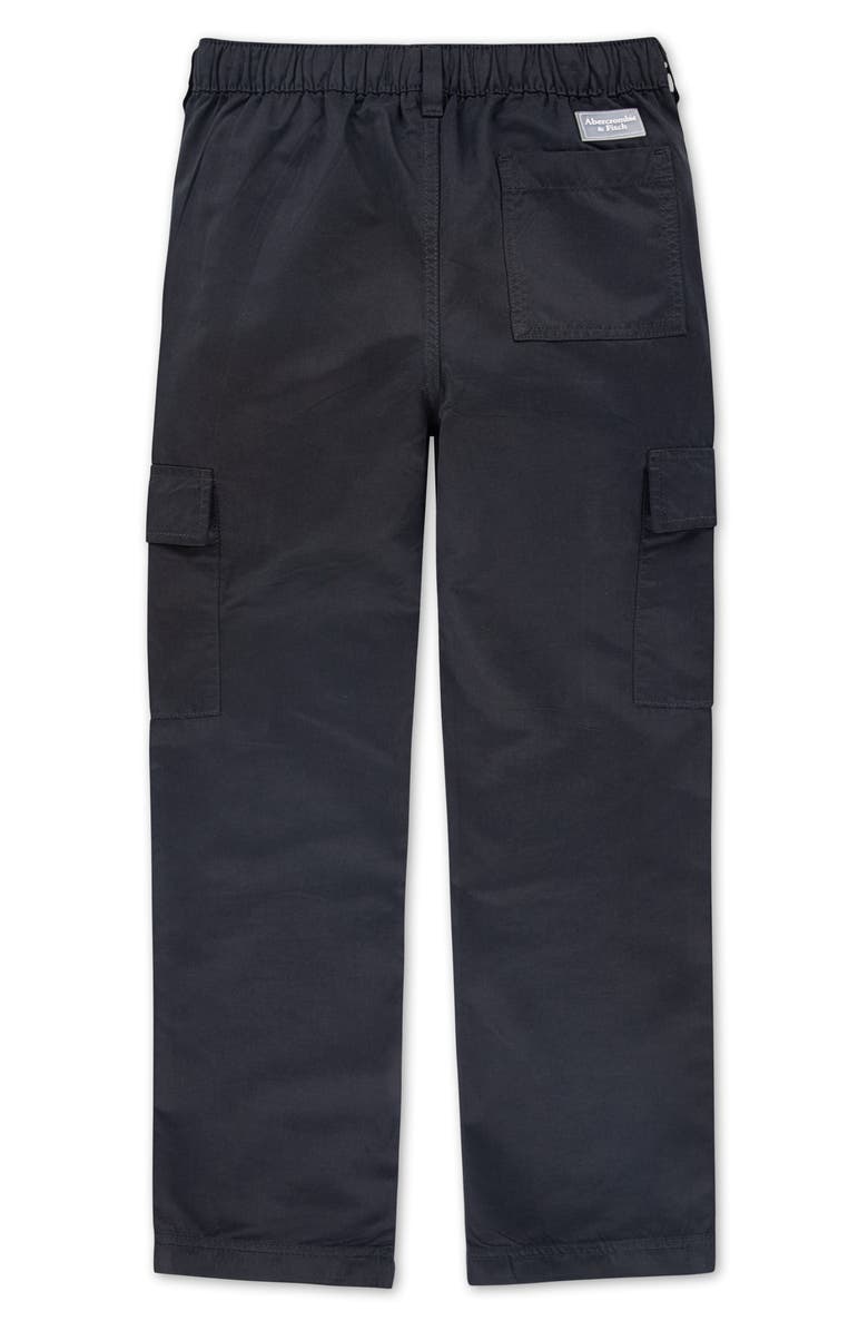 abercrombie kids Kids' Loose Cargo Pants, Alternate, color, Anf Anthracite