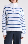 Splendid Cotton Blend Quarter Zip Sweater