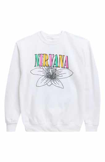 Merch Traffic Kids' Nirvana Lotus Cotton Graphic Sweatshirt