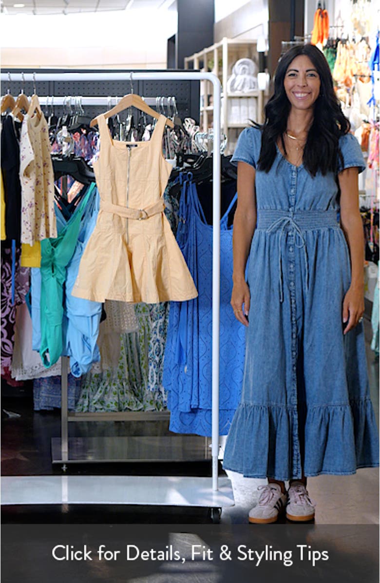 Kids' Belted Ruffle Hem Dress, sales video thumbnail