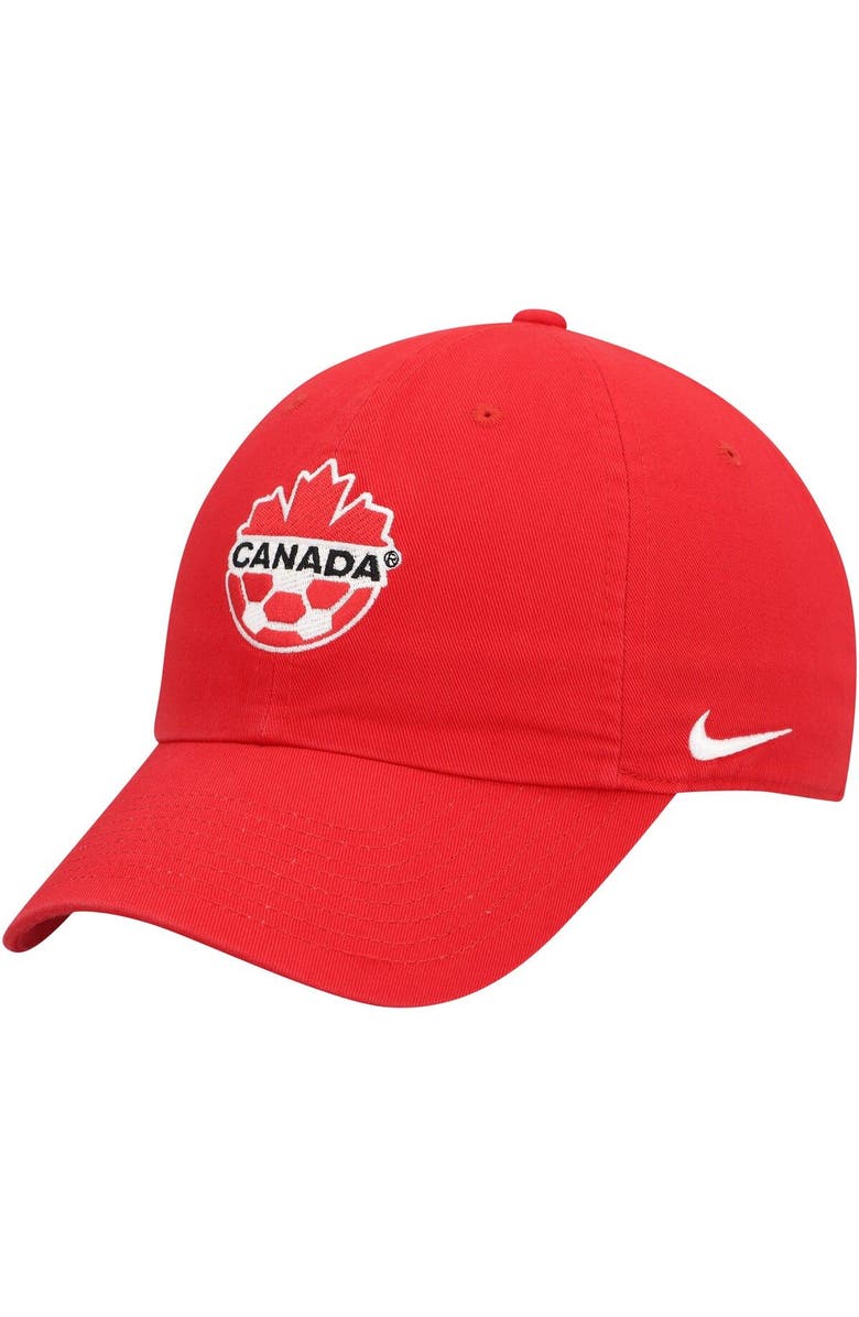 Nike Men's Nike Red Canada Soccer Campus Adjustable Hat, Main, color, Red
