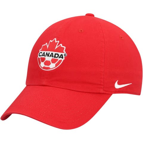 Men's Nike Red Canada Soccer Campus Adjustable Hat