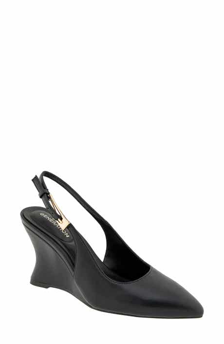 BCBGeneration Xyla Slingback Pointed Toe Wedge Pump