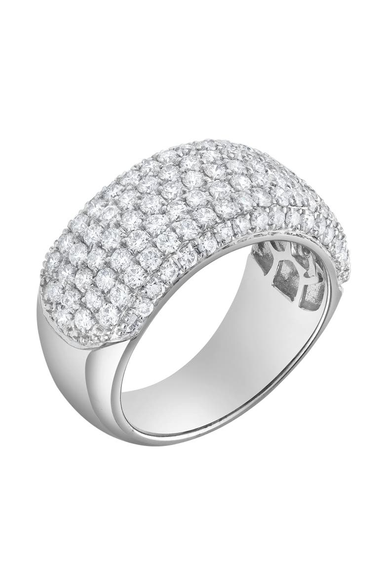 Majesté 14K Gold Diamond Ring - 1.80 ct, Alternate, color, 14K White Gold