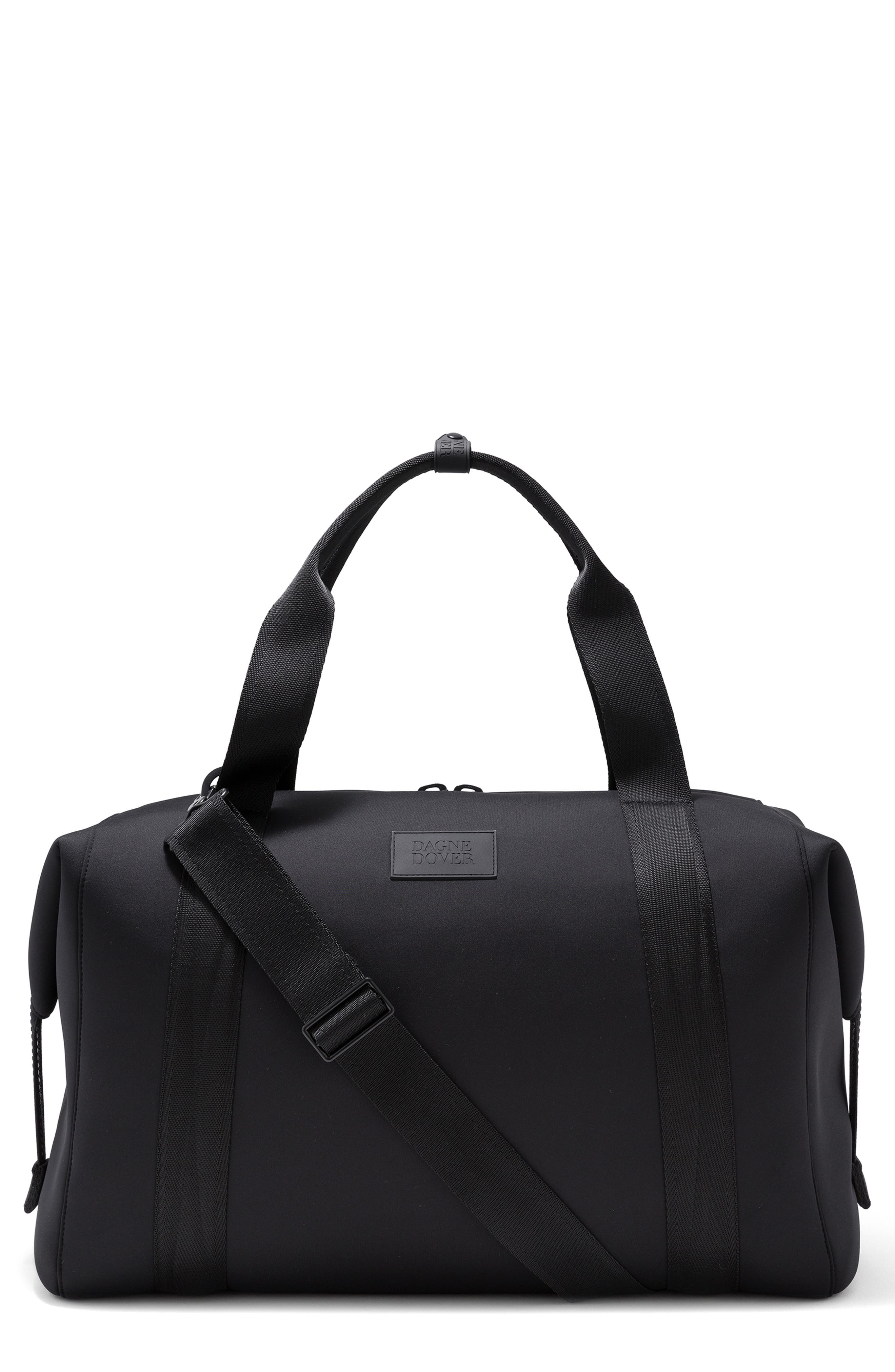 Dagne Dover Landon Extra Large Neoprene Carryall, Main, color, Onyx