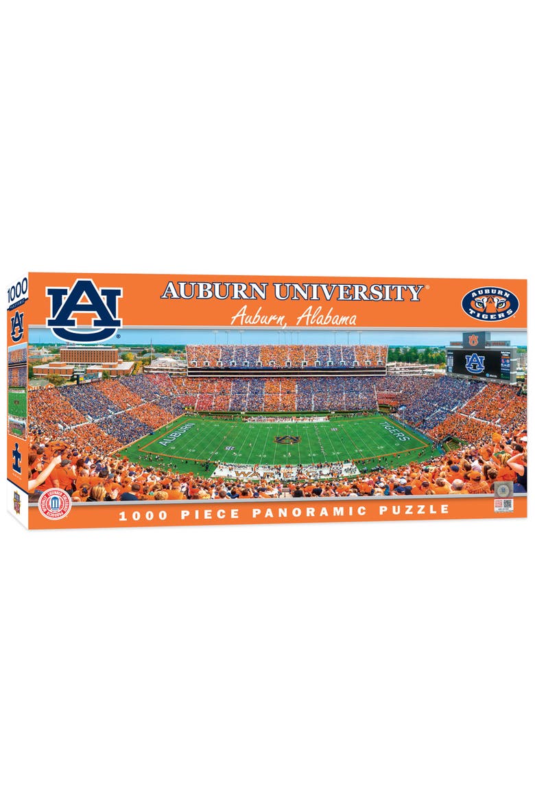 Auburn Tigers 1000pc Panoramic Puzzle, Main, color, Multicolor